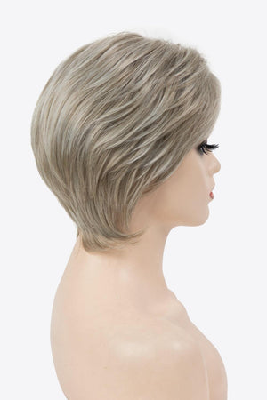 4'' Gold Short Layered Full Machine Wig - MXSTUDIO.COM