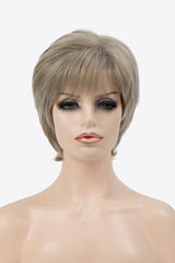 4'' Gold Short Layered Full Machine Wig - MXSTUDIO.COM