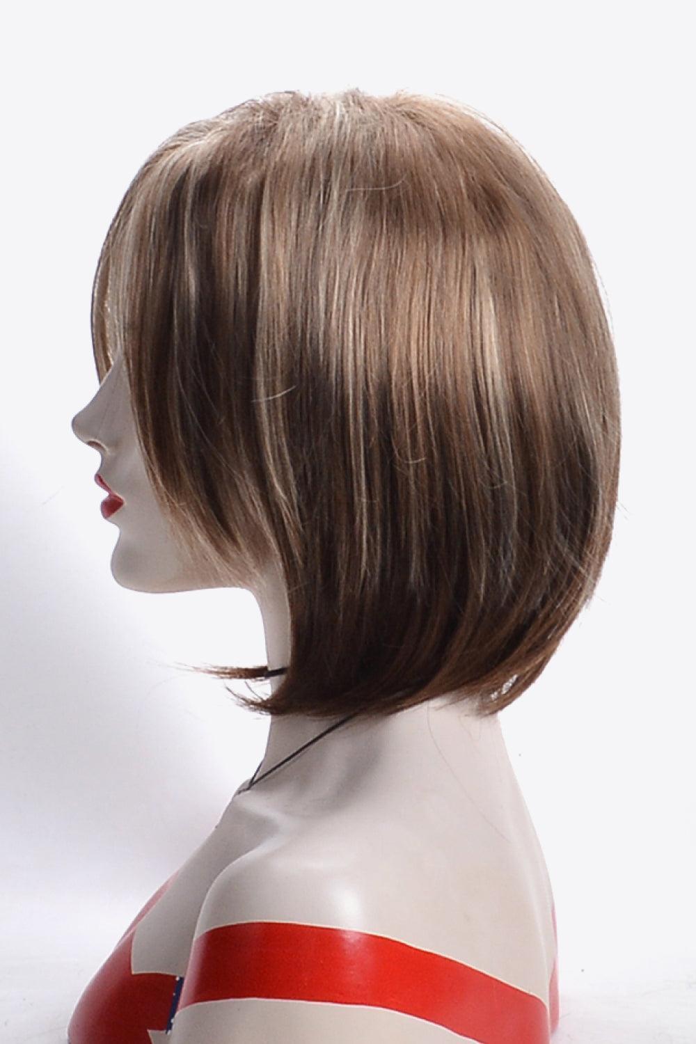 6'' Brown Short Wave Full Machine Wig - MXSTUDIO.COM