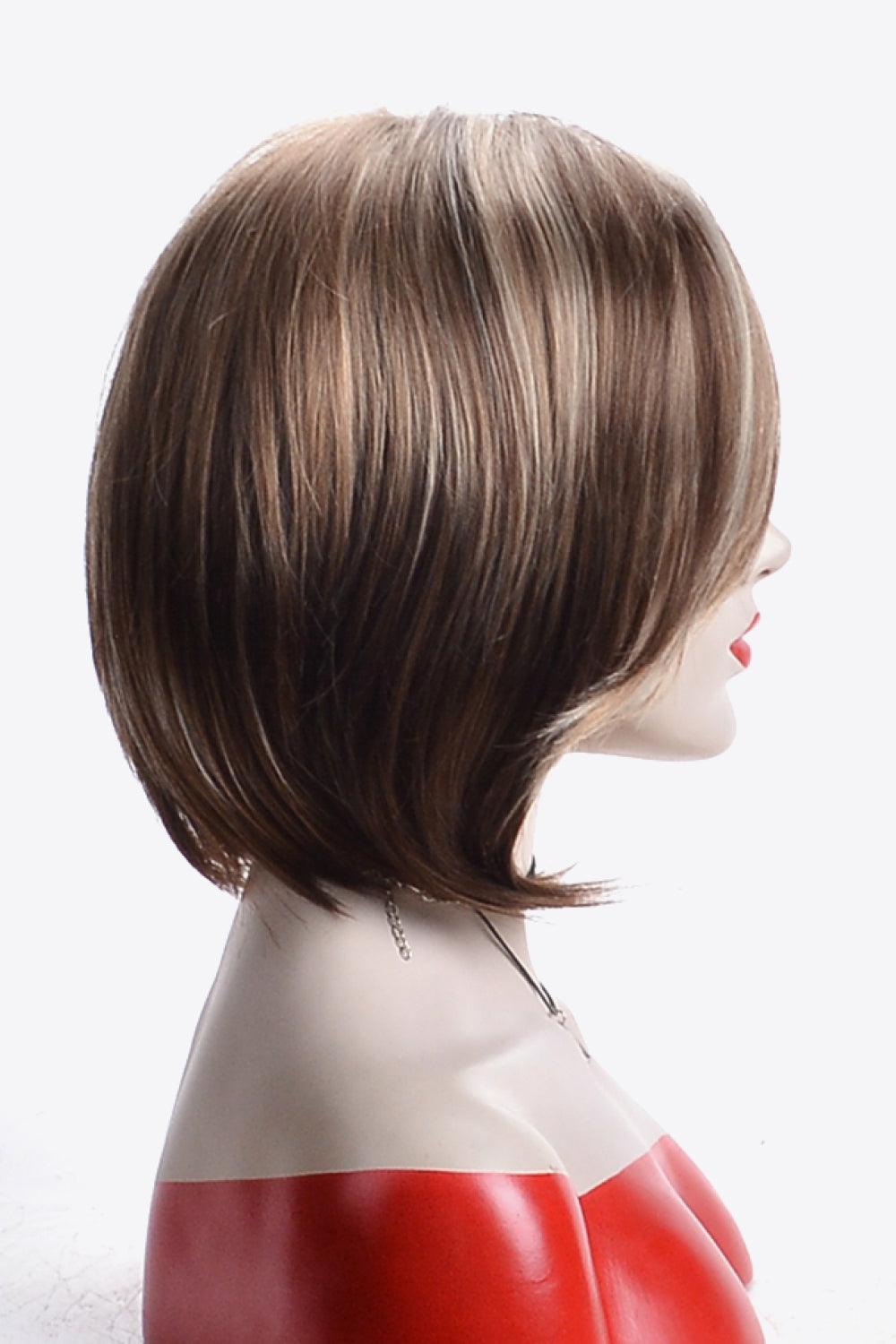 6'' Brown Short Wave Full Machine Wig - MXSTUDIO.COM