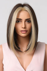 9" Brown Blonde Straight Full-Machine Wig - MXSTUDIO.COM