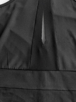 a close up of a black jacket with a white background