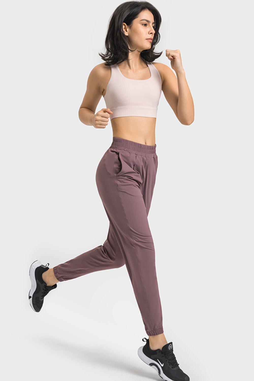 Active Comfort Yoga Joggers With Pockets - MXSTUDIO.COM