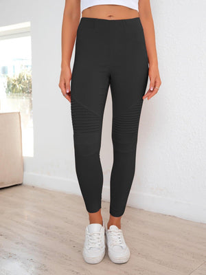 Active High Waist Ribbed Leggings - MXSTUDIO.COM