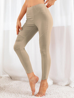 Active High Waist Ribbed Leggings - MXSTUDIO.COM