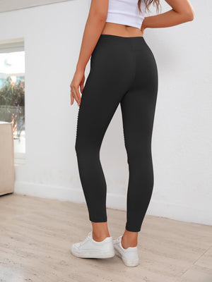 Active High Waist Ribbed Leggings - MXSTUDIO.COM