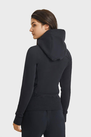 Active Hoodie with Distinctive Stitching - MXSTUDIO.COM