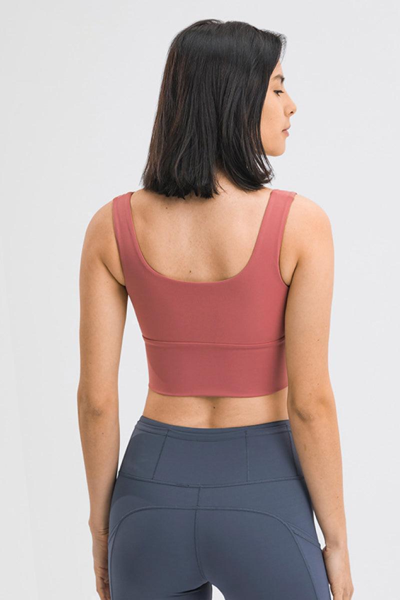 Active Zip-Front Sporty Top - MXSTUDIO.COM