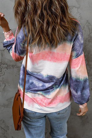 Add Color To Your Life Tie-Dye Long Sleeve T-Shirt - MXSTUDIO.COM