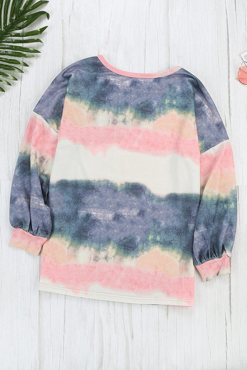 Add Color To Your Life Tie-Dye Long Sleeve T-Shirt - MXSTUDIO.COM