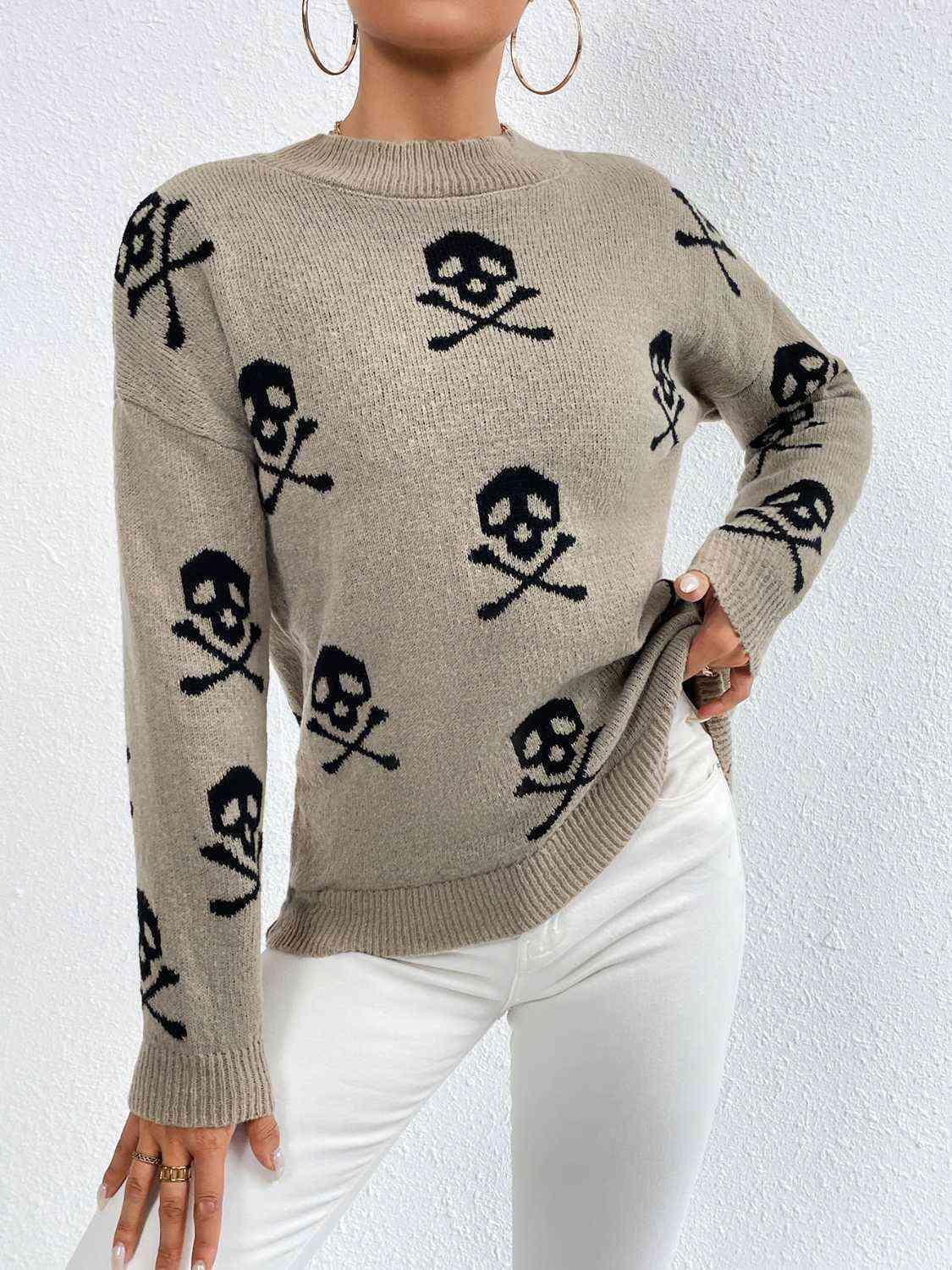 Adorable Comfort Crew Neck Knit Pullover Sweater-MXSTUDIO.COM