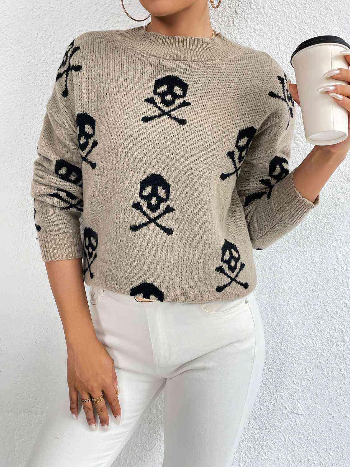 Adorable Comfort Crew Neck Knit Pullover Sweater-MXSTUDIO.COM