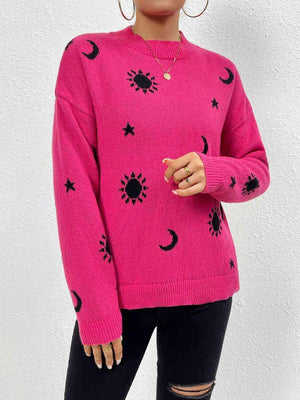 Adorable Comfort Crew Neck Knit Pullover Sweater-MXSTUDIO.COM