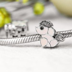 Adorable One Piece 925 Sterling Silver Bead Charm-MXSTUDIO.COM