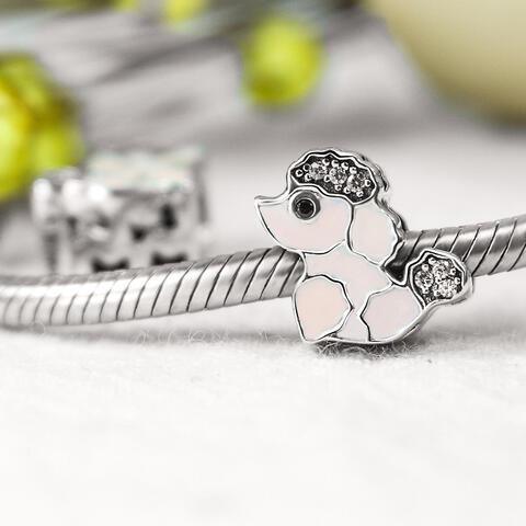 Adorable One Piece 925 Sterling Silver Bead Charm-MXSTUDIO.COM