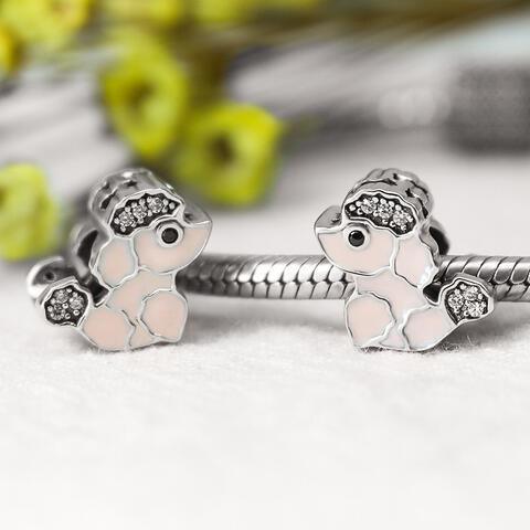 Adorable One Piece 925 Sterling Silver Bead Charm-MXSTUDIO.COM