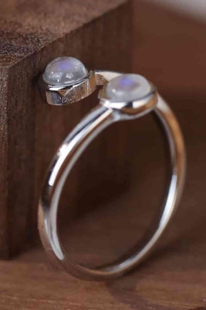 Affectionate Icon Natural Moonstone Toi Et Moi Ring-MXSTUDIO.COM