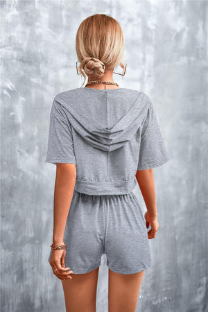 Agile Cropped T-Shirt and Shorts Set - MXSTUDIO.COM