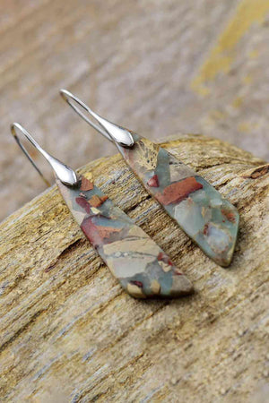 Amazingly Natural Stone Fashion Dangle Earrings-MXSTUDIO.COM