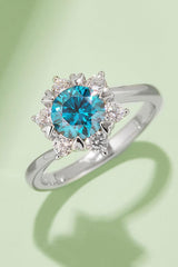 Amorousness Cluster 1 Carat Moissanite Ring - MXSTUDIO.COM