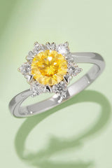 Amorousness Cluster 1 Carat Moissanite Ring - MXSTUDIO.COM