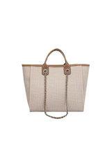 Ample Space Tote Bag With Shoulder Strap - MXSTUDIO.COM