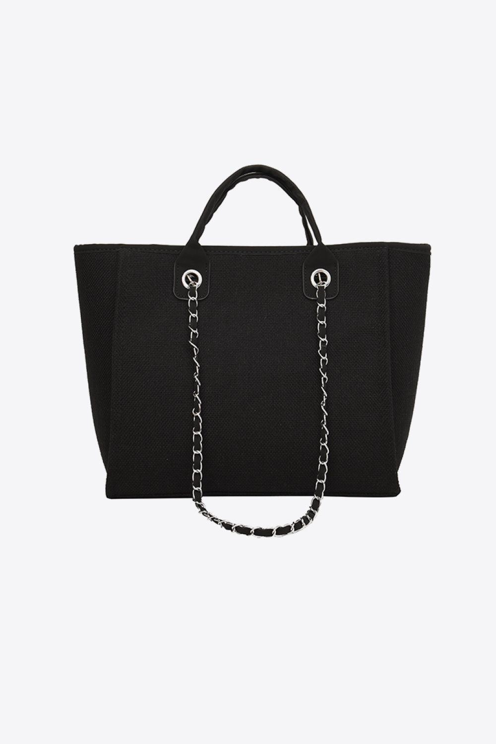 Ample Space Tote Bag With Shoulder Strap - MXSTUDIO.COM