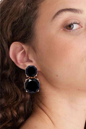 Appear Lovely Frame Geometric Dangle Earrings-MXSTUDIO.COM