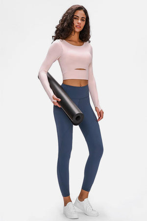 Athleisure Cropped Top with Sports Strap - MXSTUDIO.COM