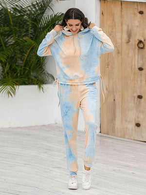 Athleisure Tie Dye Hoodie and Sweatpants Set - MXSTUDIO.COM