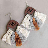 Attractive Everyday Tassel Drop Earrings-MXSTUDIO.COM