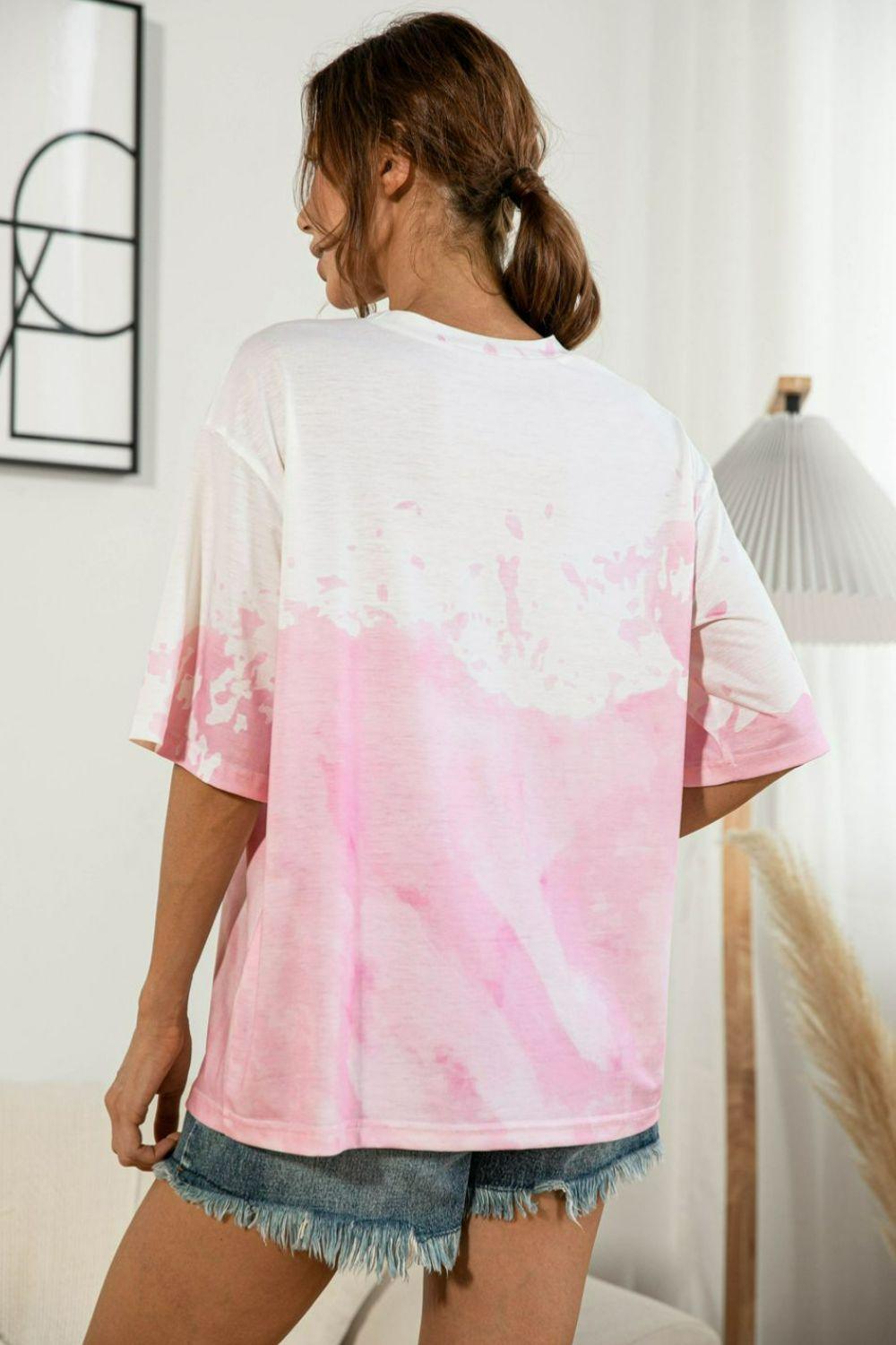 Authentic Self Short Sleeve Tie Dye T Shirt - MXSTUDIO.COM