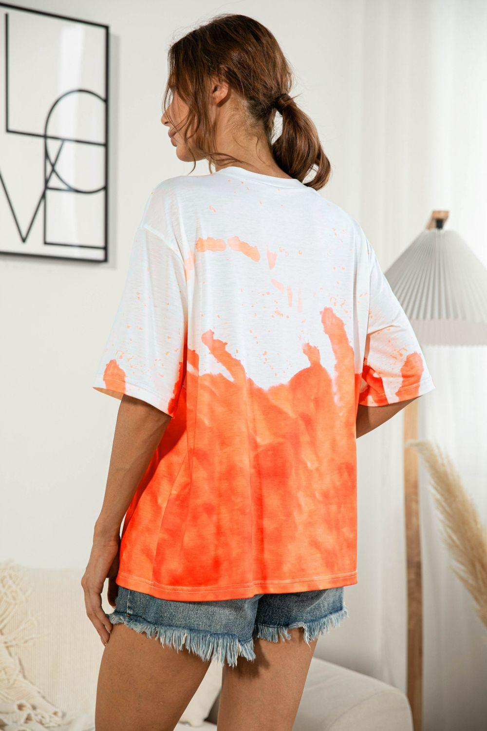 Authentic Self Short Sleeve Tie Dye T Shirt - MXSTUDIO.COM