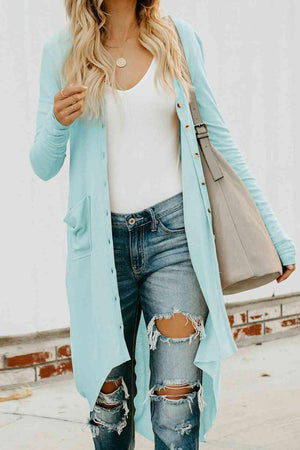 Autumn Companion Buttoned Long Cardigan - MXSTUDIO.COM