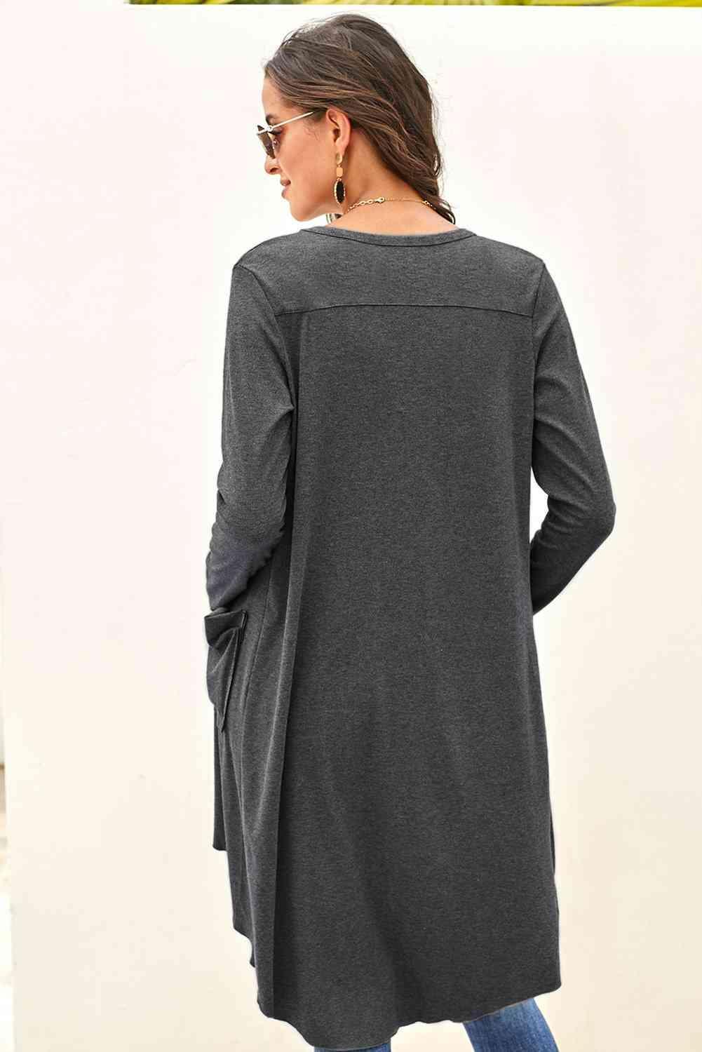 Autumn Companion Buttoned Long Cardigan - MXSTUDIO.COM