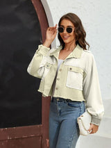 Autumn Darling Crop Shirt Jacket - MXSTUDIO.COM