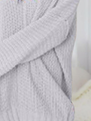 Autumn Lounge Long Sleeve Mini Sweater Dress-MXSTUDIO.COM