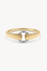 Awe-Inspiring 18K Gold-Plated 925 Sterling Silver Ring-MXSTUDIO.COM