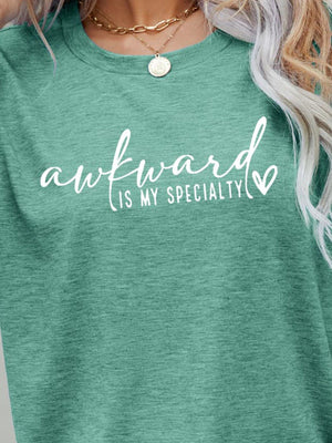 Awkward Is My Specialty T Shirt - MXSTUDIO.COM