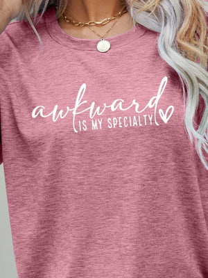 Awkward Is My Specialty T Shirt - MXSTUDIO.COM