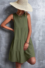 Balmy Days Getup Sleeveless Dress - MXSTUDIO.COM