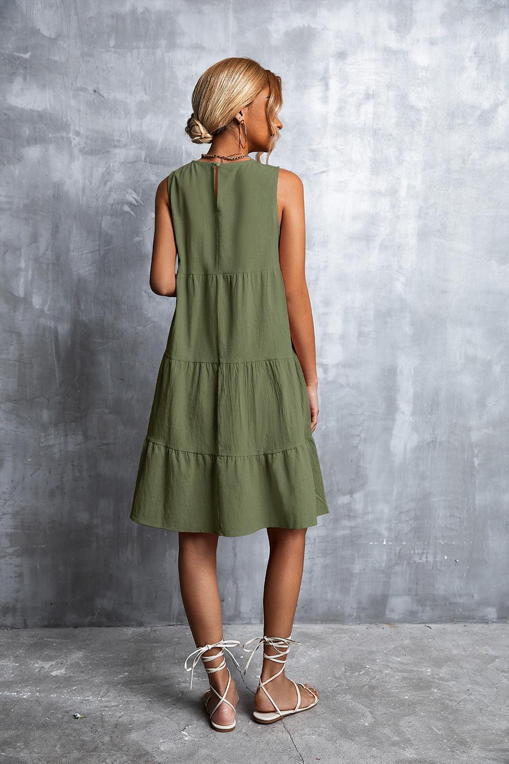 Balmy Days Getup Sleeveless Dress - MXSTUDIO.COM