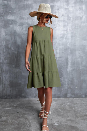 Balmy Days Getup Sleeveless Dress - MXSTUDIO.COM