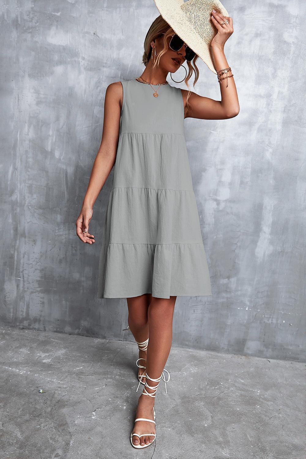 Balmy Days Getup Sleeveless Dress - MXSTUDIO.COM