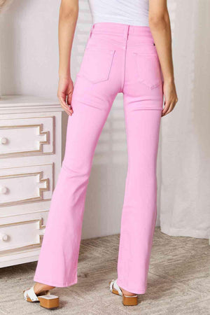 Barbie Chic High Rise Pink Bootcut Jeans - MXSTUDIO.COM