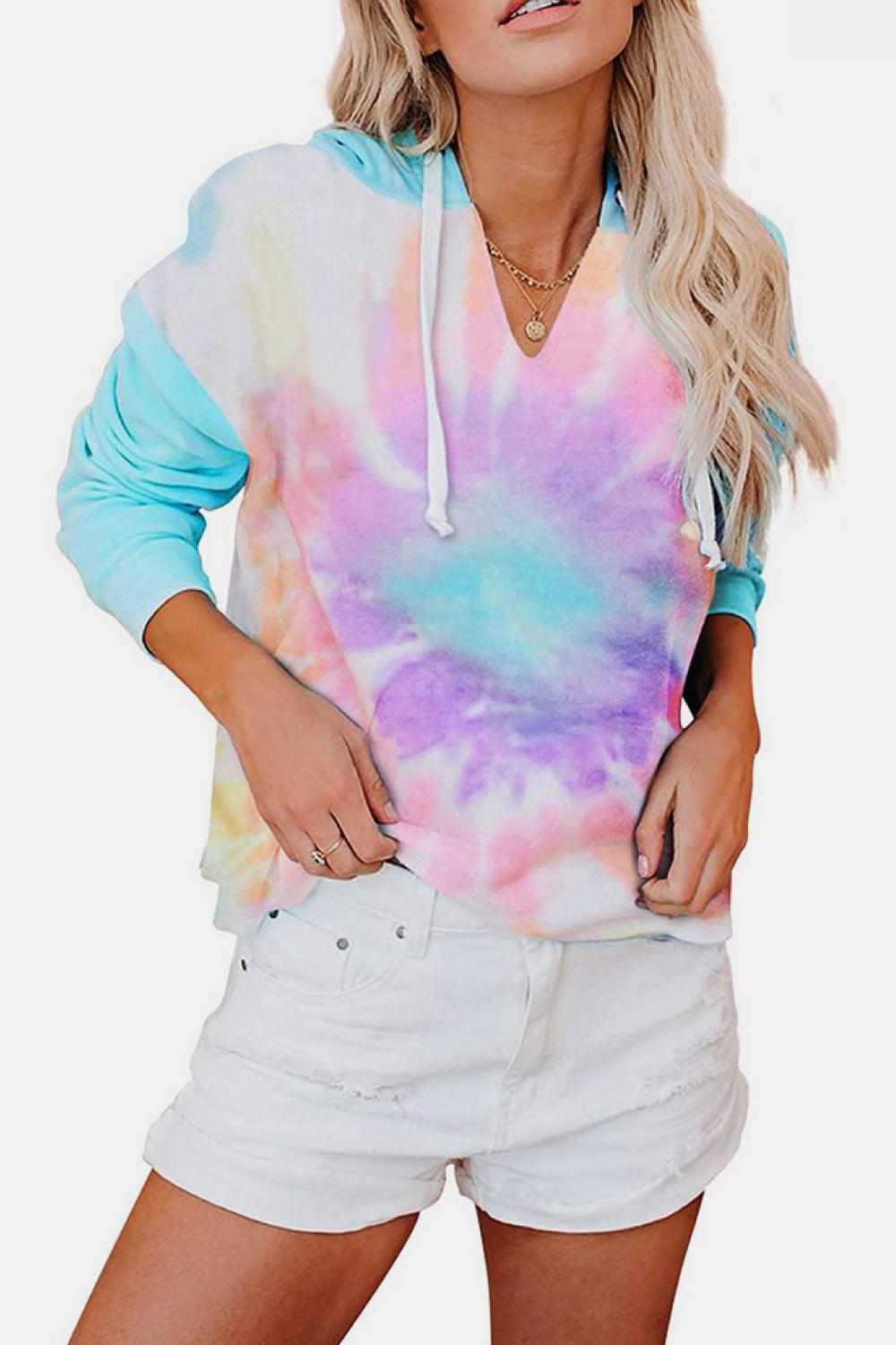 Be A Ray of Sunshine Tie-Dye Hoodie - MXSTUDIO.COM