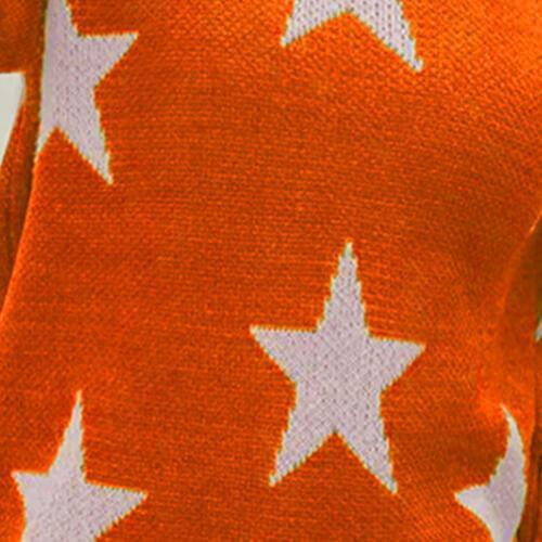 Be Bright On A Gloomy Day Star Knit Sweater-MXSTUDIO.COM