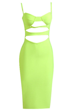 Be Emphasized Cutout Bodycon Dress - MXSTUDIO.COM