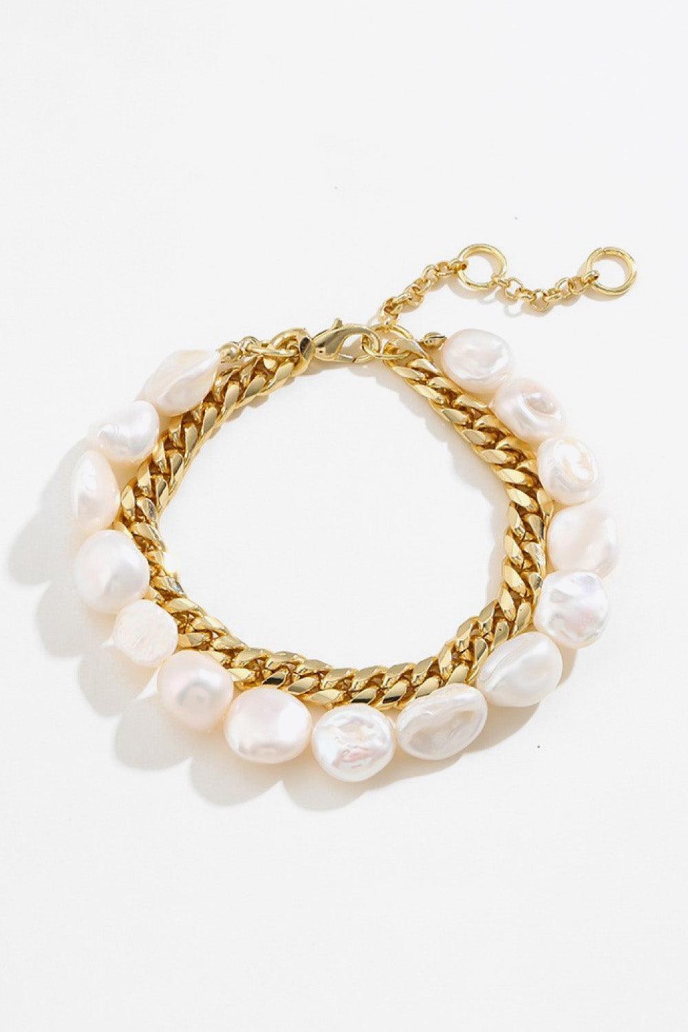 Be Impressive Two-Tone Double Layered Bracelet - MXSTUDIO.COM