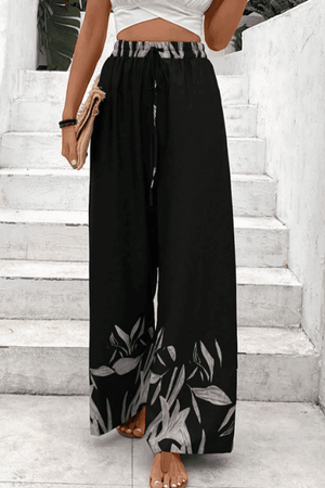 Be Limitless High Waist Black Palazzo Pants - MXSTUDIO.COM